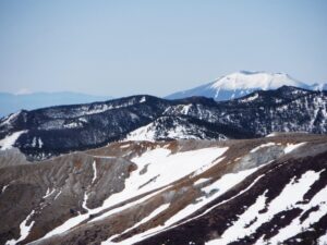 横手山山頂からの景色