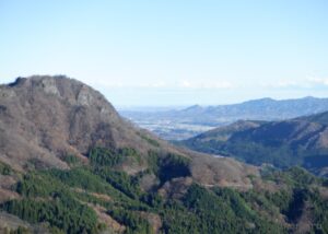 轟岩から富岡方面の景観
