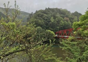 宮崎県椎葉村秘境の地の那須橋