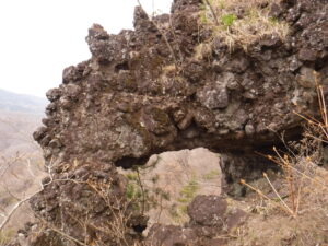 高岩岩稜帯の奇石