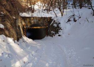2022年御荷鉾スーパー林道から雪の塩之沢トンネル
