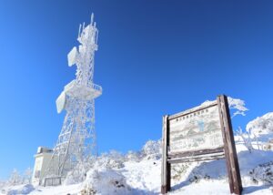 赤城山【雪山】美しき樹氷・赤城山の地蔵岳の雪景色