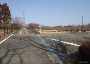 赤城南面千本桜駐車場の風景2022年3月