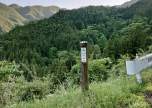 稲含高倉線【甘楽町起点から2.5キロ地点】